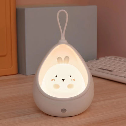 Skorter | BunnyGlow - USB Rechargeable Animal Night Light with Motion Sensor