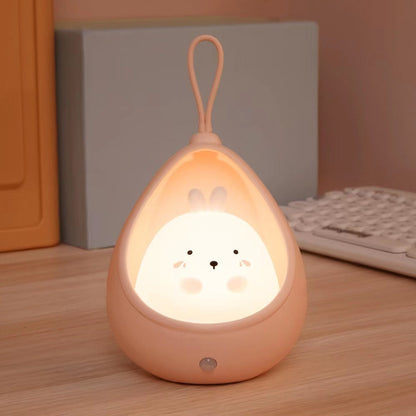 Skorter | BunnyGlow - USB Rechargeable Animal Night Light with Motion Sensor