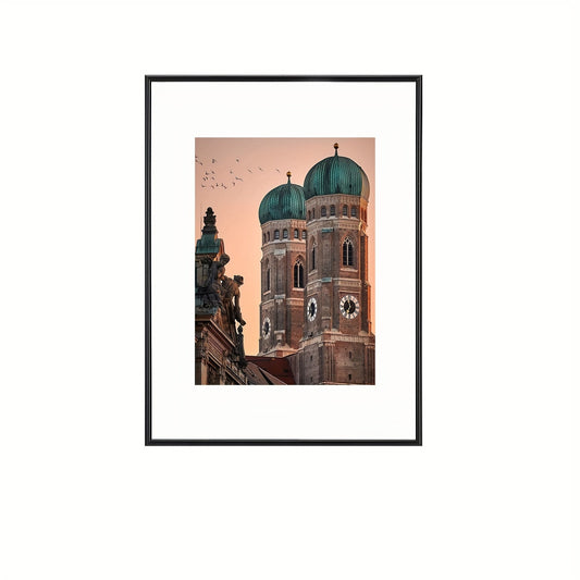 Skorter | 1 pc Photo frame - Photo frame for Wall and Table decoration, Perfect for Art, Birthdays and Home decoration, Black, Elongated