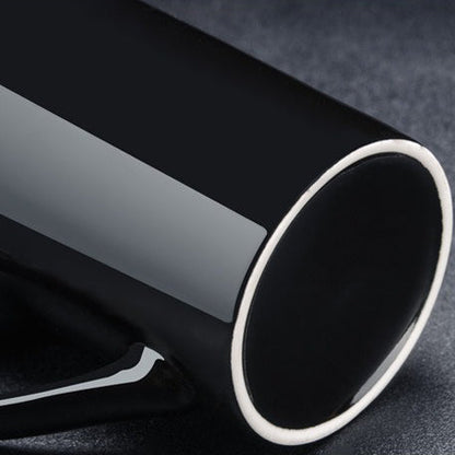 skorter | 12 constellations black ceramic mug with lid spoon