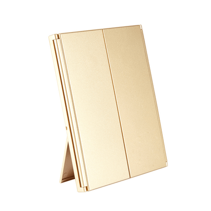 Skorter | Tri-Fold LED Makeup Mirror – Portable Folding Trifold Mirror with Lighting