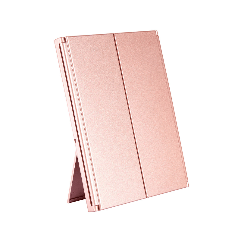 Skorter | Tri-Fold LED Makeup Mirror – Portable Folding Trifold Mirror with Lighting