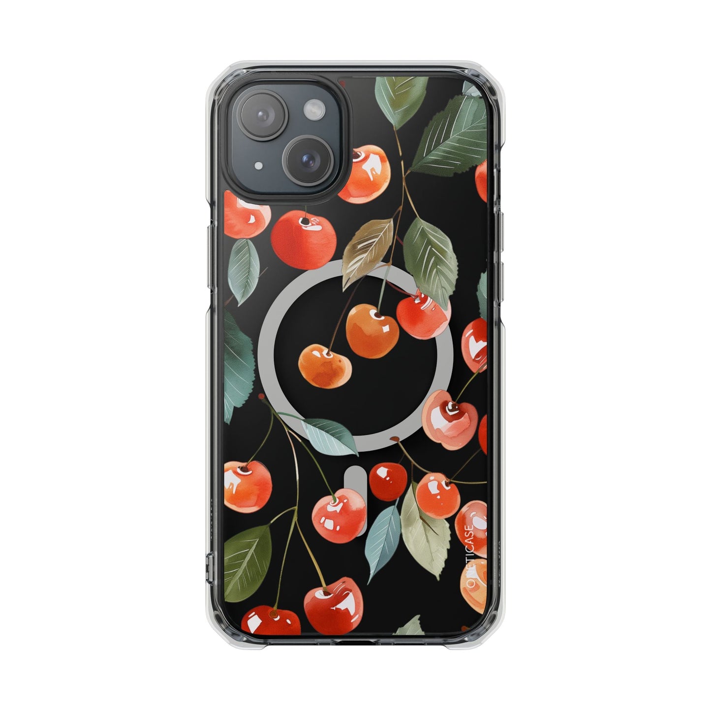 Skorter | Cherries Magnetic Clear Case for iPhone Series