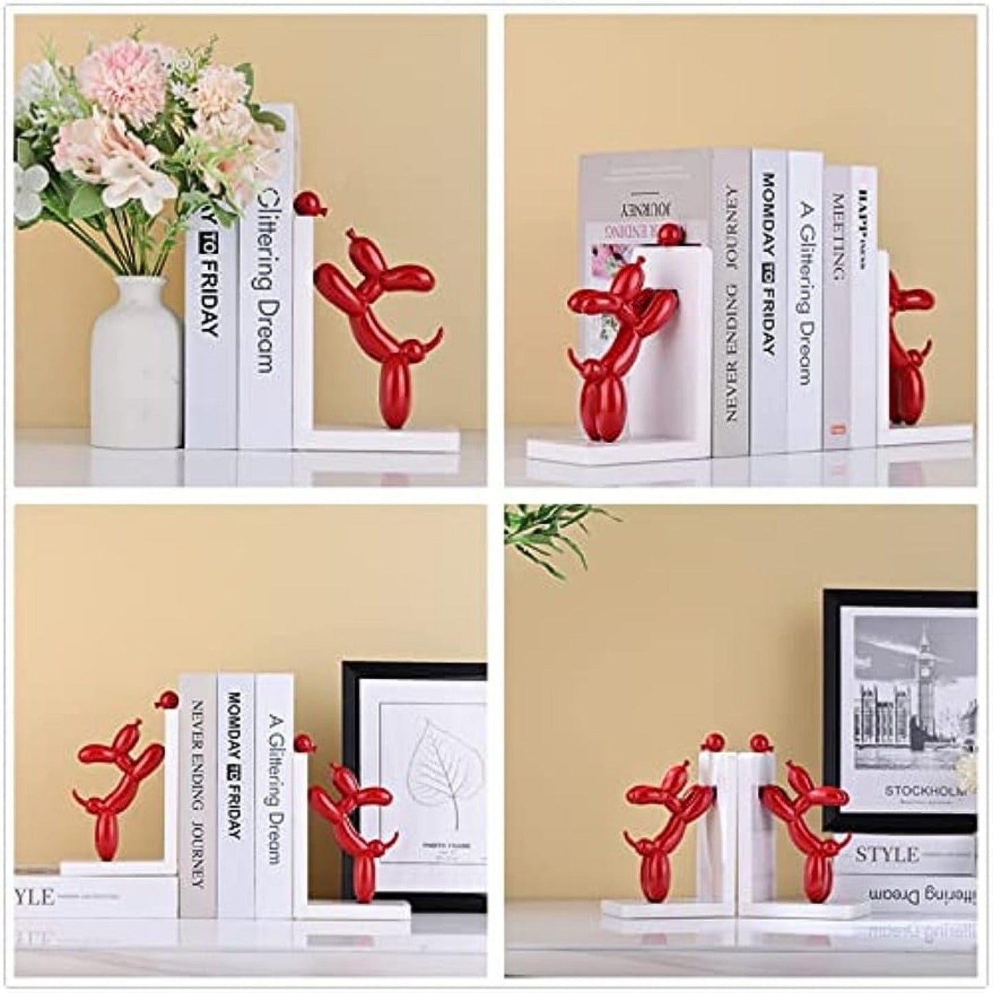 Skorter | BalloonDog - Bookends in the form of dogs - Modern decoration for home and office