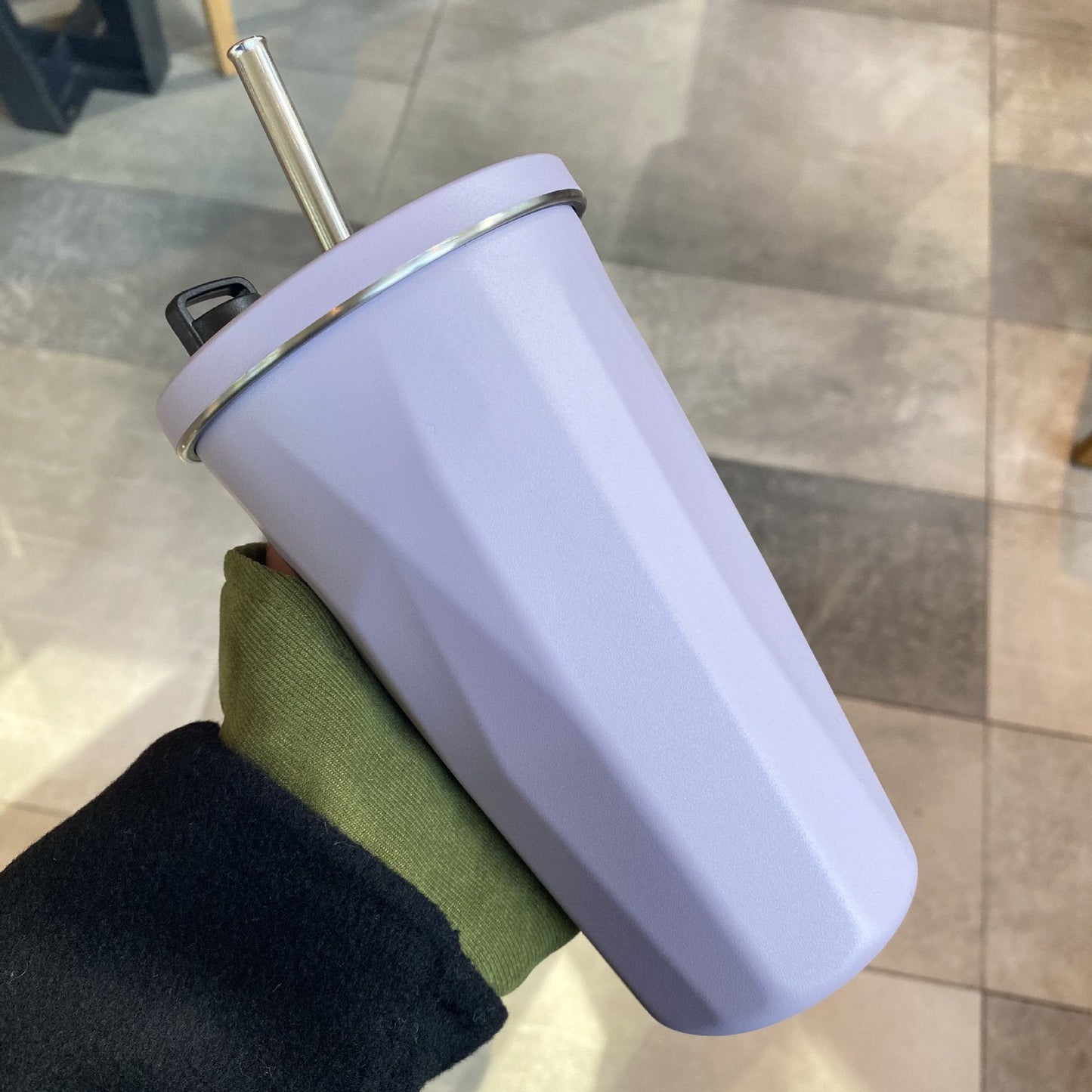 Skorter | Cup with collapsible straw