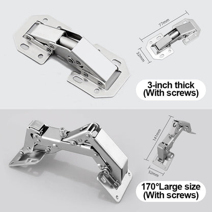 Skorter | Cabinet Hinges - Easy Installation of Bridge-Shaped Door Hinges
