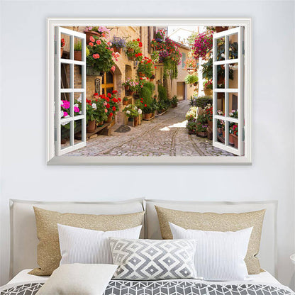 Skorter | 3D window with a view Decorative wall mural
