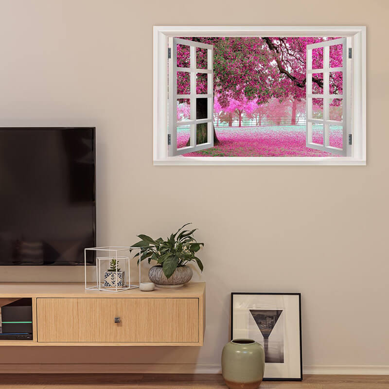 Skorter | 3D window with a view Decorative wall mural