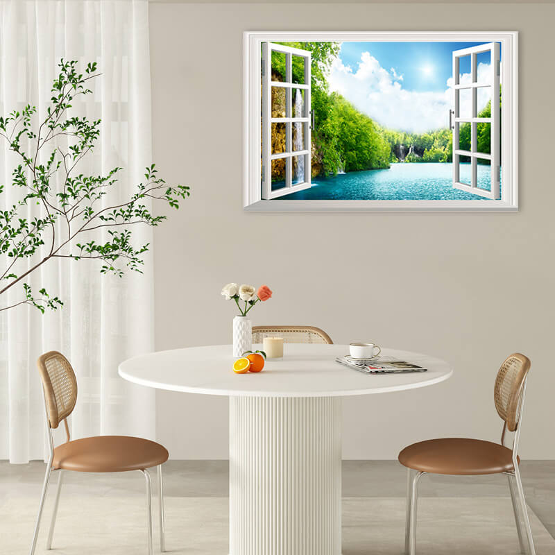 Skorter | 3D window with a view Decorative wall mural