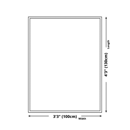 Skorter | Cute Kids Rug in Green and Blue Animals Lion Panda Penguin Pattern Rug Polyester Non-Slip Carpet for Children's Room