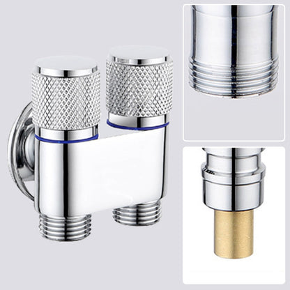 Skorter | 1/2" angle valve with double switch outlet