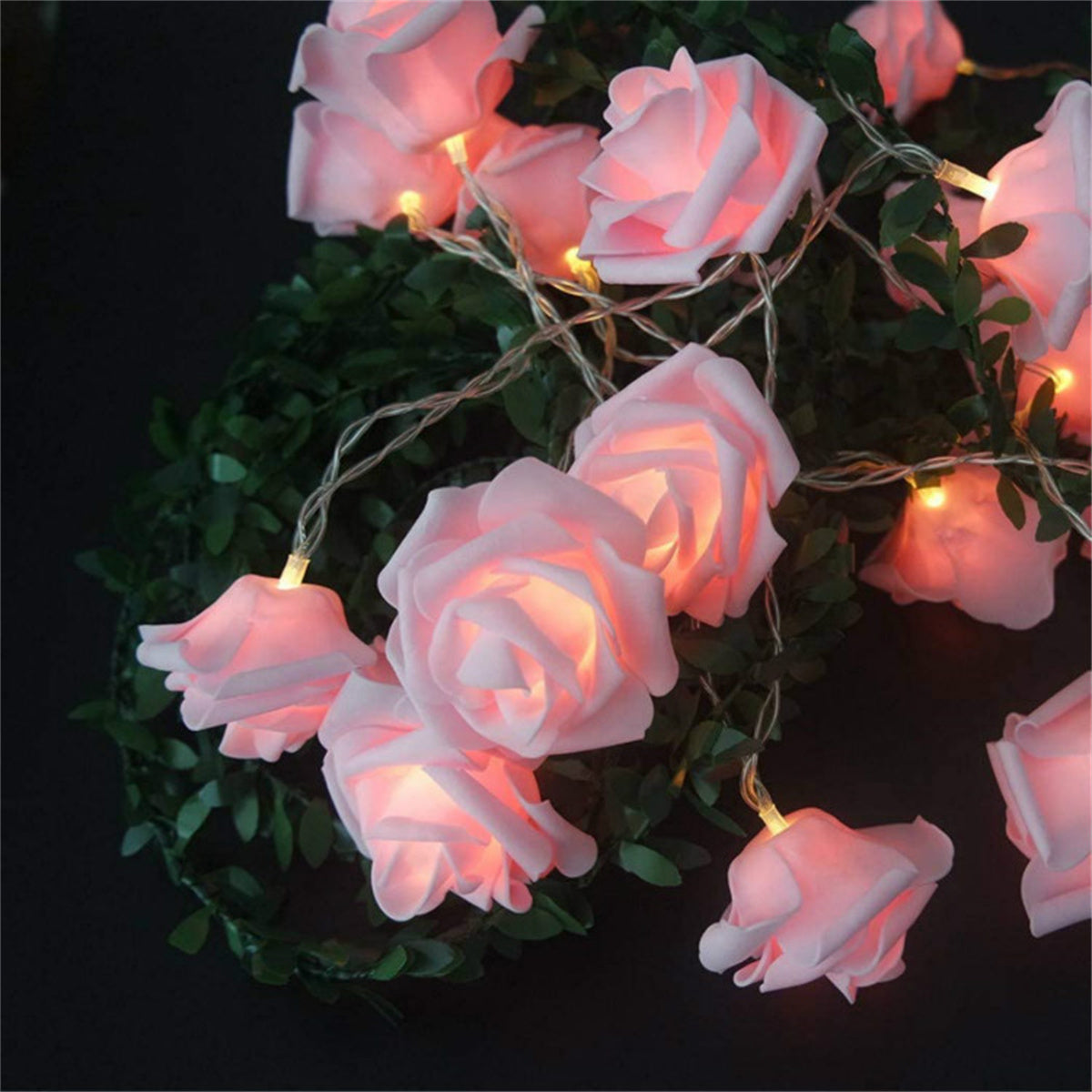 Skorter | BloomLights - LED Pink Flower Chain Lighting