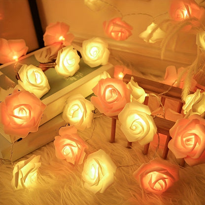 Skorter | BloomLights - LED Pink Flower Chain Lighting
