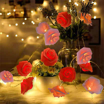 Skorter | BloomLights - LED Pink Flower Chain Lighting