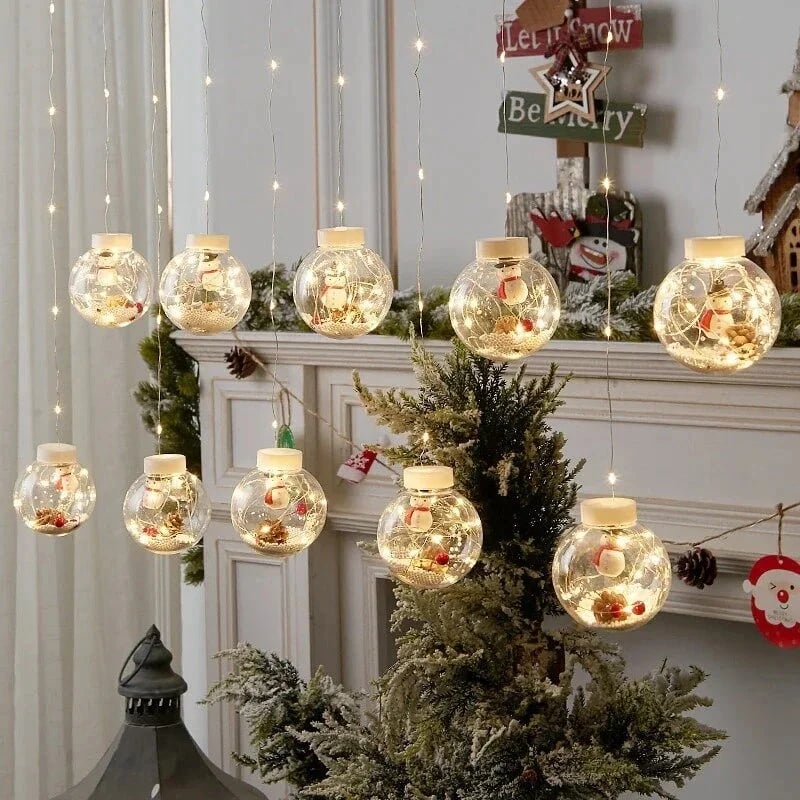 Skorter | Christmas Led Wishing Ball String Lights Decorations