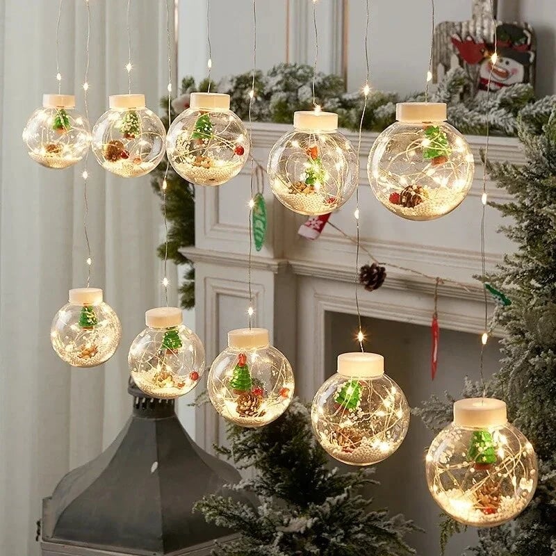 Skorter | Christmas Led Wishing Ball String Lights Decorations