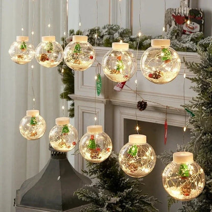 Skorter | Christmas Led Wishing Ball String Lights Decorations