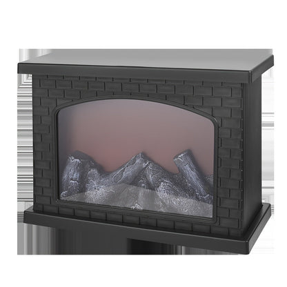 Skorter | Cozy rectangular fireplace lantern stove lamp - Realistic simulation flame lights