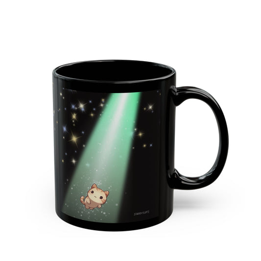 Skorter | Fluff's - Cosmo the Cat Beaming Coffee Tea Mug