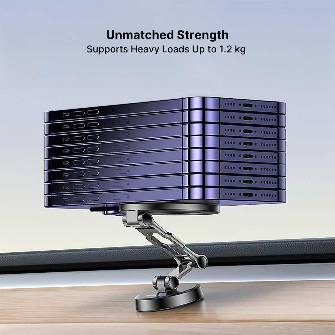 Skorter | Top Rated Magnetic Car Phone Holder with Adjustable Stand - Best Auto Phone Mount for iPhone