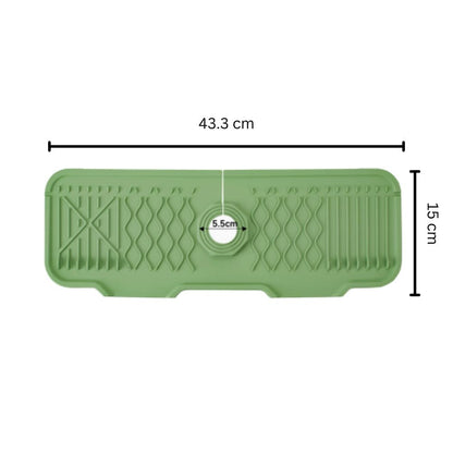 Skorter | Aqua Slope Rubber Faucet Sink Mat