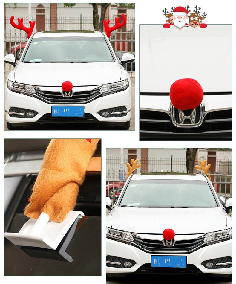 Skorter | Funny Christmas  Car Antlers Decoration