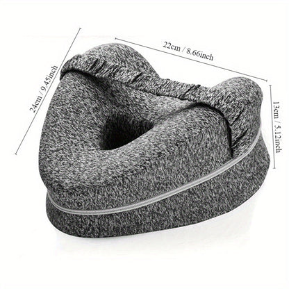 Skorter | Ergonomic Side Sleeper Pillow - Knee Pillow with Removable and Washable Cover