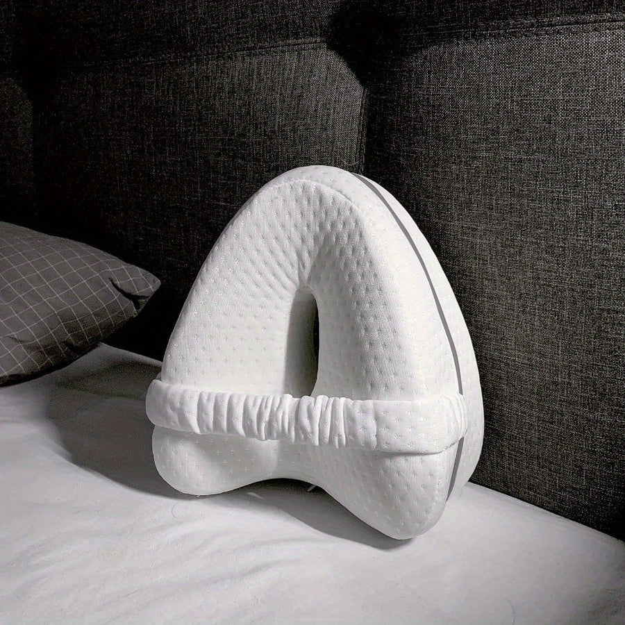 Skorter | Ergonomic Side Sleeper Pillow - Knee Pillow with Removable and Washable Cover