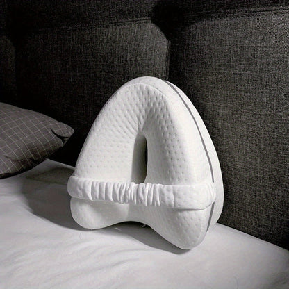 Skorter | Ergonomic Side Sleeper Pillow - Knee Pillow with Removable and Washable Cover