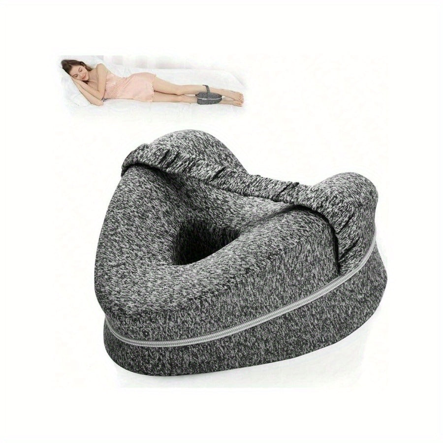 Skorter | Ergonomic Side Sleeper Pillow - Knee Pillow with Removable and Washable Cover