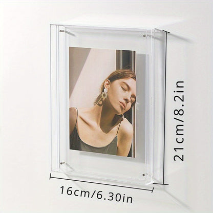 Skorter | Acrylic Picture Frame DIY - Transparent Poster Frame for Bedroom and Table Decoration