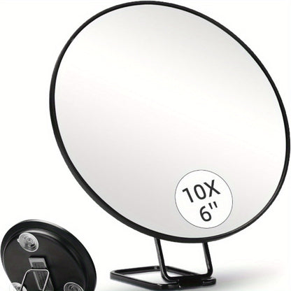 Skorter | 10/20/30X Magnifying Mirror with 360° Stand and Suction Cups
