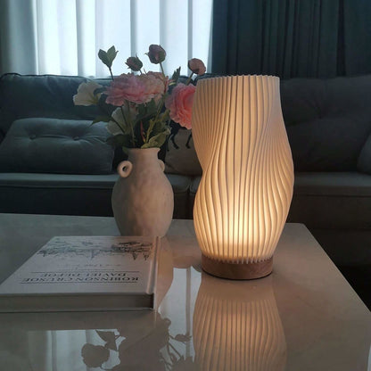 Skorter | Wavecrest Lamp – Sleek USB-Powered Dimmable Table Lamp