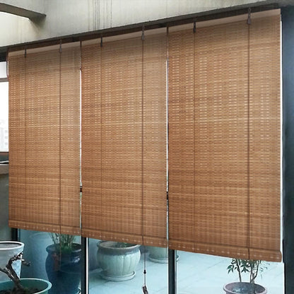 Skorter | Bamboo Roller Blind - Decorative Width for Indoor and Outdoor, Roll-up