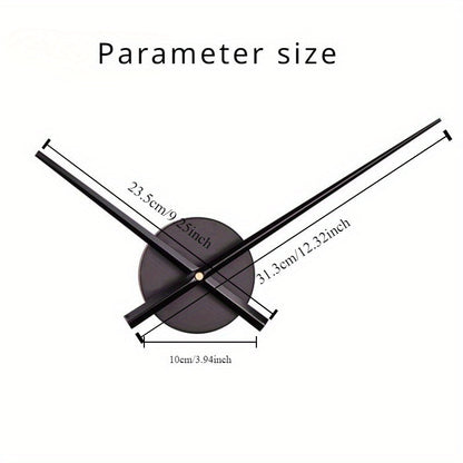 Skorter | DIY Wall Clock with Metal Dial - Silent Movement for Home Decoration