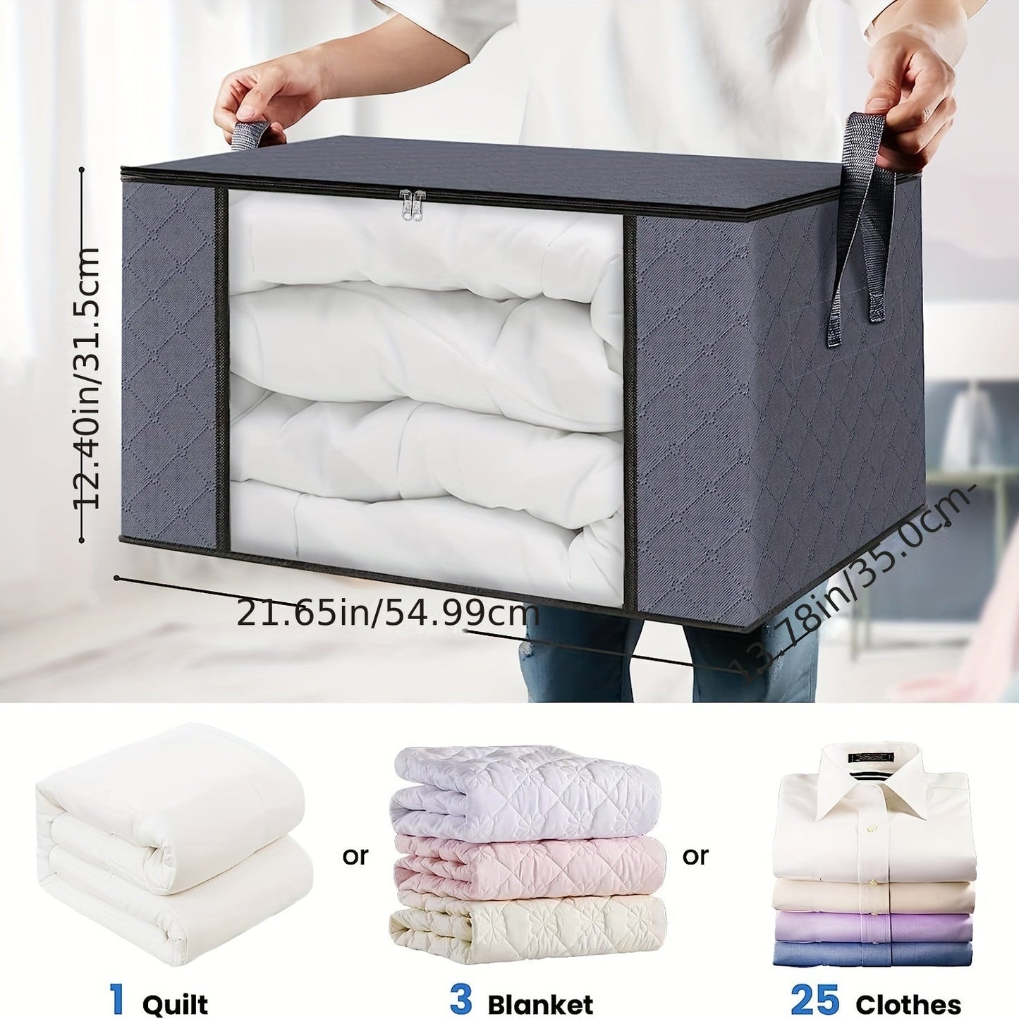 Skorter | Foldable Storage Boxes - 3/6 Pieces Large Capacity