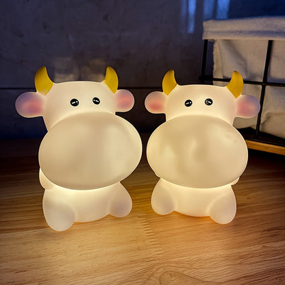 Skorter | CowGlow - Sweet Cow Night Light with Battery Operation for Children's Room Decoration