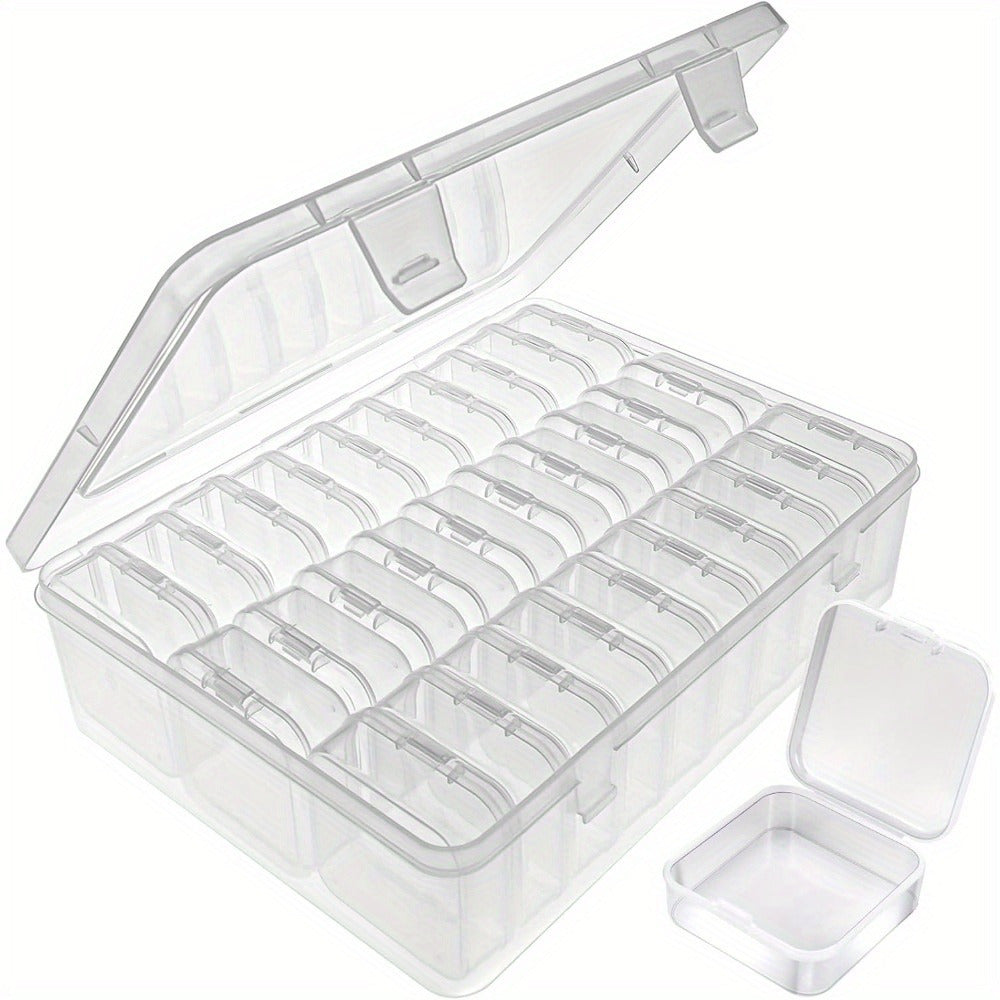 Skorter | 30-piece Mini Pearl Set - Transparent Storage Boxes