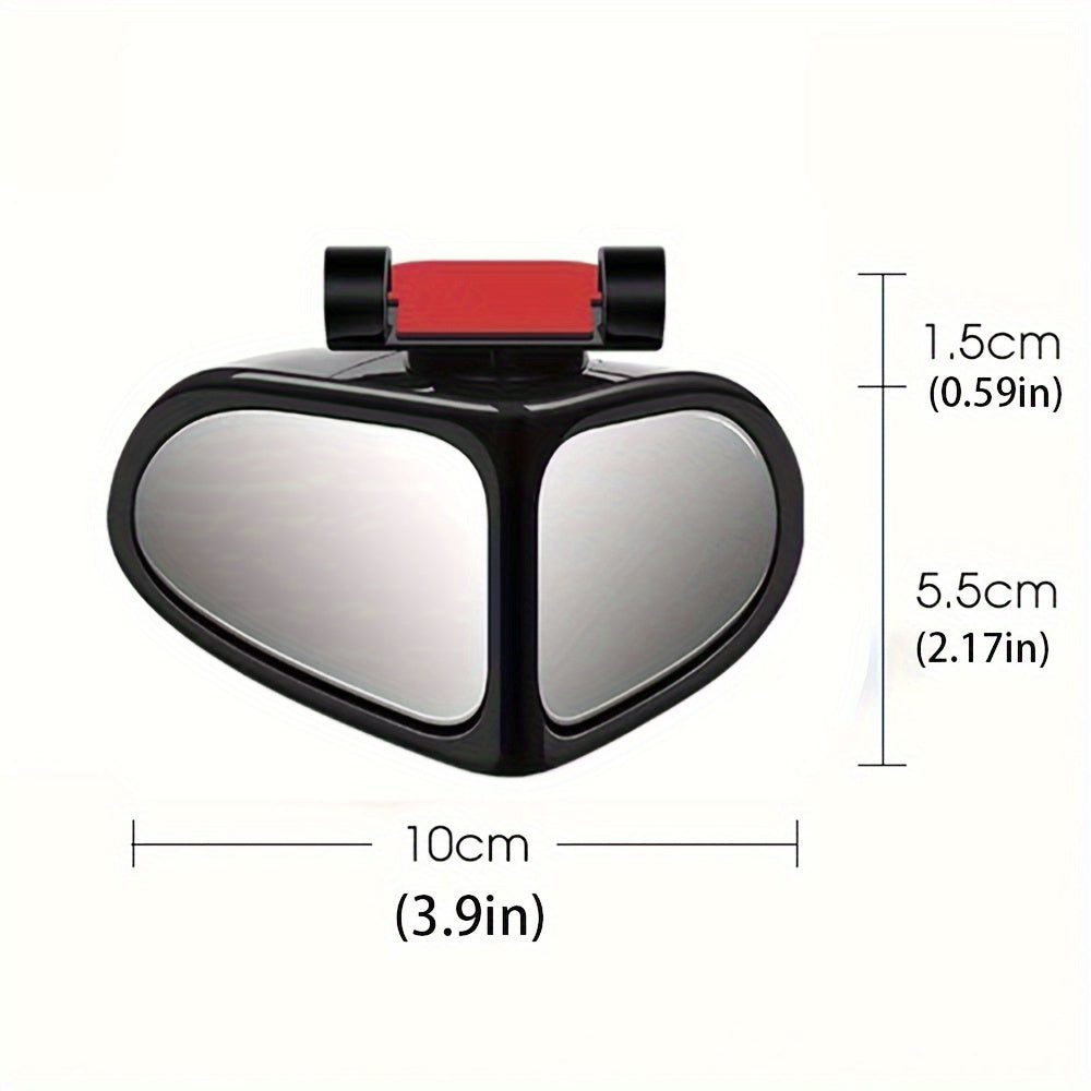 Skorter | 2 Pieces HD Dead Angle Mirror for Cars - 360° Adjustable, Wide Field of View