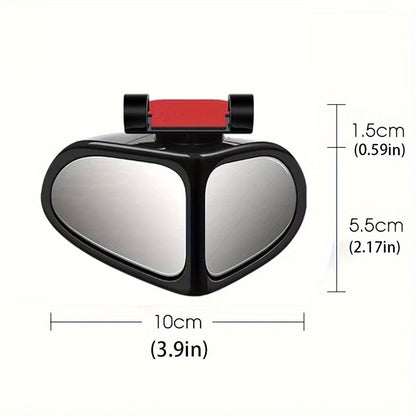 Skorter | 2 Pieces HD Dead Angle Mirror for Cars - 360° Adjustable, Wide Field of View