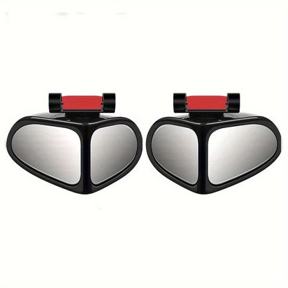 Skorter | 2 Pieces HD Dead Angle Mirror for Cars - 360° Adjustable, Wide Field of View