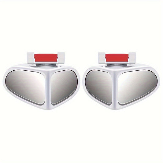 Skorter | 2 Pieces HD Dead Angle Mirror for Cars - 360° Adjustable, Wide Field of View