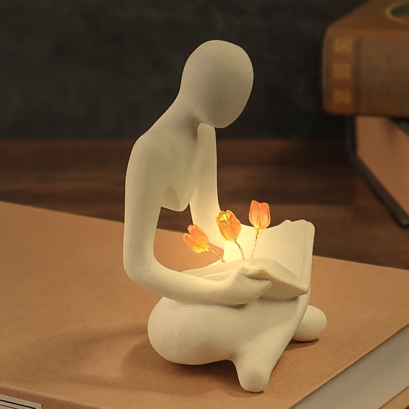 Skorter | ArtTulip - Abstract Tulip Night Lamp made of Art Resin