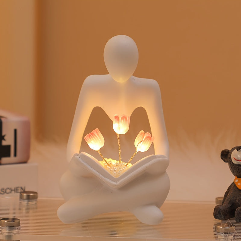 Skorter | ArtTulip - Abstract Tulip Night Lamp made of Art Resin