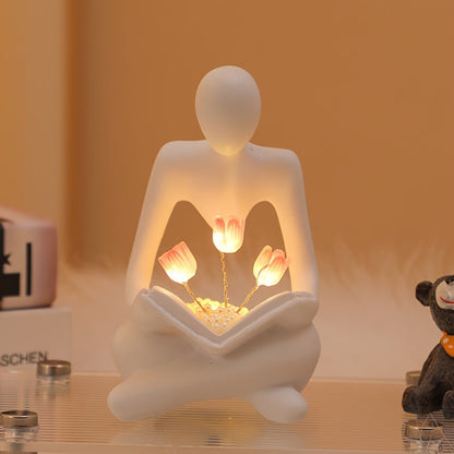 Skorter | ArtTulip - Abstract Tulip Night Lamp made of Art Resin