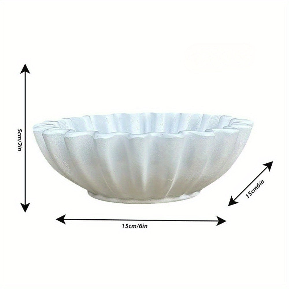 Skorter | EleganceBowl - Harp Comes with Ridges & Wavy Edges for Living Room Decor