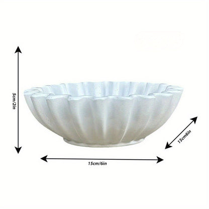 Skorter | EleganceBowl - Harp Comes with Ridges & Wavy Edges for Living Room Decor
