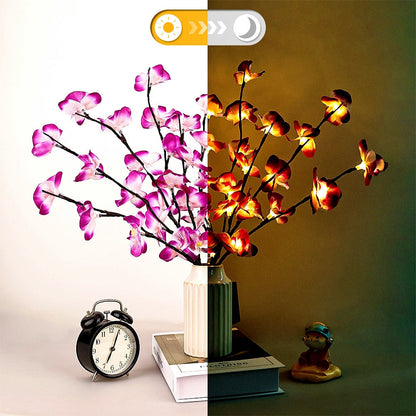 Skorter | OrchidGlow - Phalaenopsis Orchid with 20 LEDs for Indoor Decoration