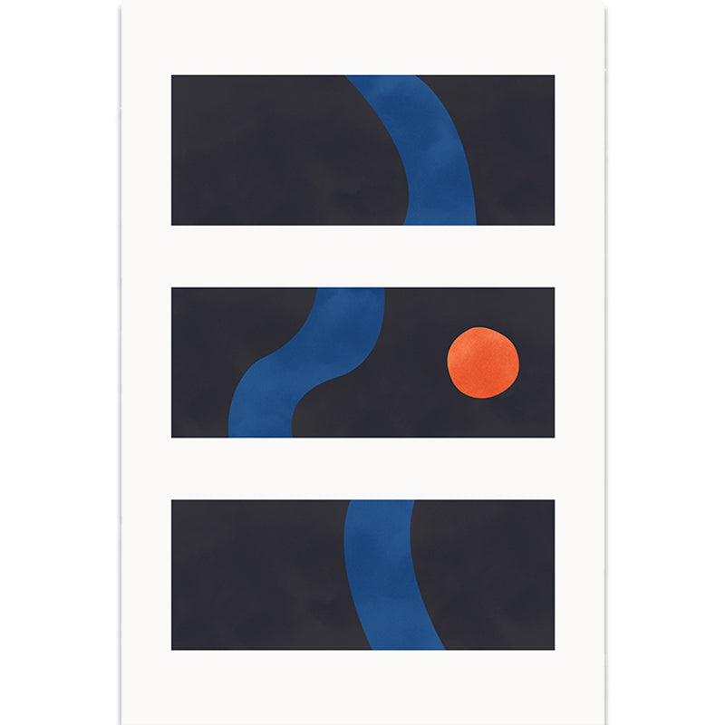 Skorter | Contemporary Abstract Area Rug Multicolor Polyester Washable Dog and Cat Friendly Carpet for Living Room