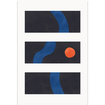 Skorter | Contemporary Abstract Area Rug Multicolor Polyester Washable Dog and Cat Friendly Carpet for Living Room